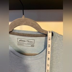 EDDIE BAUER Legendwash Tee in Light Blue - Size LT